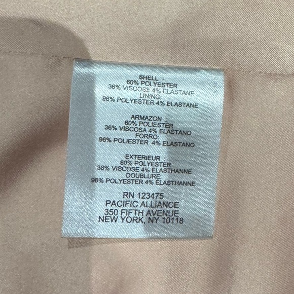 Ellen Tracy Peach Blazer Sz 12 - Picture 5 of 5